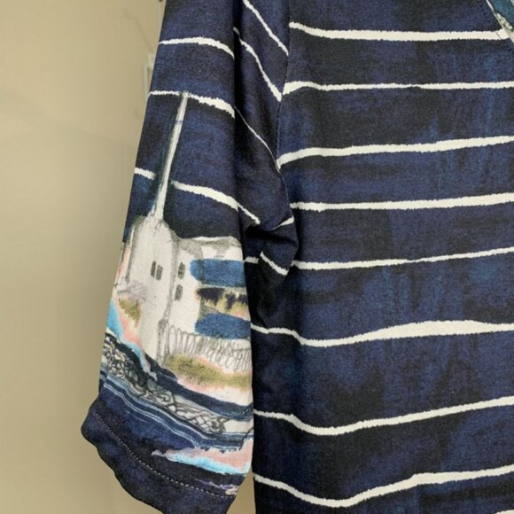 Unique! Handmade V_Neck 3/4 Sleeve Sundress Small - Picture 3 of 10